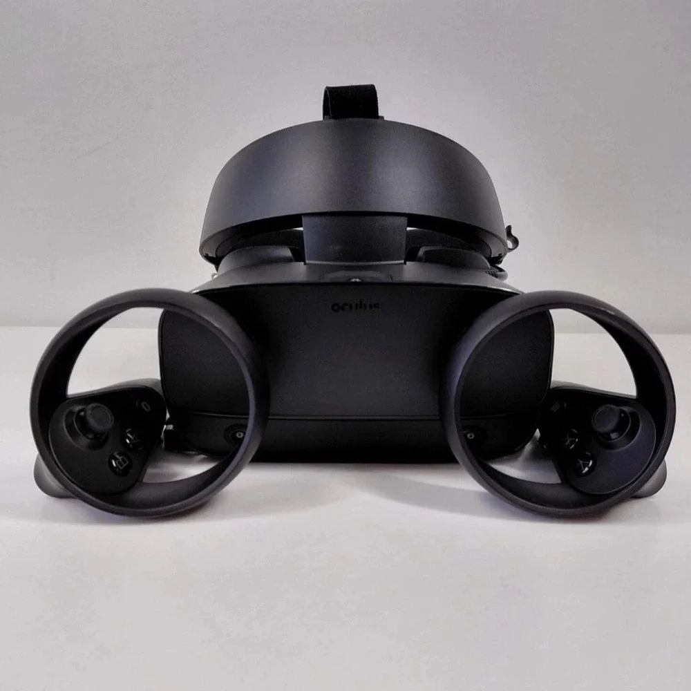 Oculus Rift S PC-Powered VR Gaming Headset Controllers Complete Box Discontinued